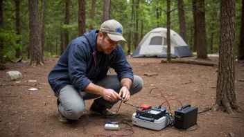 elektriske problemer, campingplass sikkerhet, ansette elektrikere, norske forskrifter