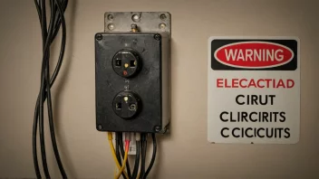 kortslutning, elektrisk sikkerhet, elektrisk installasjon, elektriker, hjemmesikkerhet