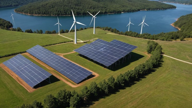 bærekraftig energi, solenergi, vindenergi, vannkraft, geotermisk energi, biomasse