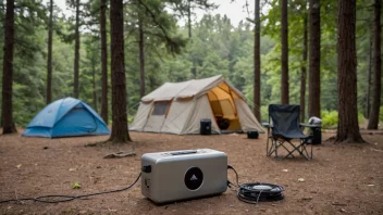 camping elektrisk sikkerhet, utendørs apparater, campingtips, elektrisk utstyr, trygg campingpraksis