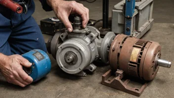 vedlikehold av elektriske motorer, forebyggende vedlikehold, akutt reparasjon, industriell sikkerhet, motoreffektivitet