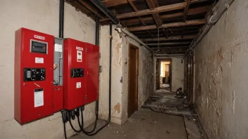 brannforebygging, eldre bygninger, elektrisk inspeksjon, brannalarmer, evakueringsplan